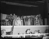 "Rigoletto" production, John Adams Auditorium, Santa Monica, circa 1950