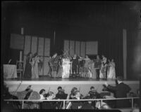 "Lucia di Lammermoor" production,  John Adams Auditorium, Santa Monica, circa 1950-1951