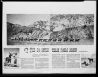 Article, "The 20-Mule Team Rolls Again," 1954