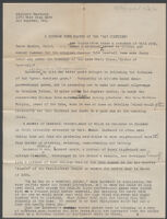 Typescript document describing James B. Lockwood, whom Bartlett photographed, 1934