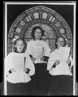 Girls in the choir of St. Paul's Lutheran Church, Santa Monica, circa 1939