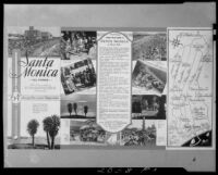 Brochure advertising the city of Santa Monica, 1934