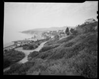View towards the house at 17709 Porto Marina Way in Pacific Palisades, Los Angeles, 1939