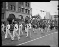 Canadian Legion parade at Santa Monica Blvd. and 5th St., Santa Monica, 1937