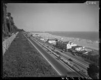 California Incline and Santa Monica State Beach, 1950