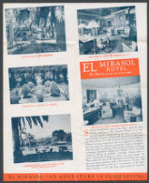 Brochure advertising El Mirasol Hotel, Santa Barbara, 1941