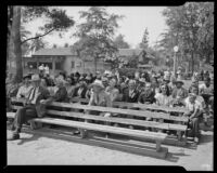 Attendees of an Alaska-Yukon Club picnic, 1948