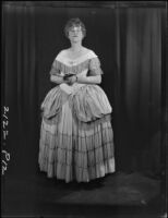 Portrait of Jenny Lind in dress gifted by Mrs. Randolph Huntington Minor, Los Angeles, 1930