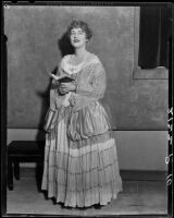 Portrait of Jenny Lind in dress gifted by Mrs. Randolph Huntington Minor, Los Angeles, 1930