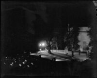 Open-Air theatrical production during Symphonies by the Sea at the Memorial Greek Amphitheatre, Santa Monica, 1939-1945