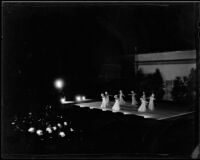 Open-Air theatrical production during Symphonies by the Sea at the Memorial Greek Amphitheatre, Santa Monica, 1939-1945