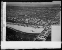 Aerial view of Santa Monica City [rephotographed], 1938
