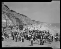 Will Rogers State Beach Park dedication, Santa Monica, 1942