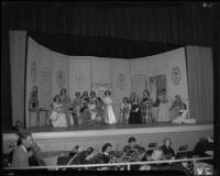 "Traviata" production with June Moss, John Adams Auditorium, Santa Monica, 1951