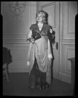 "Traviata" cast member Florence Timmerhoff, Barnum Hall, Santa Monica, 1951