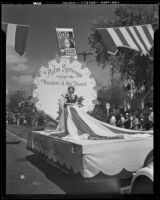 Desert Inn float in the Desert Circus Parade, Palm Springs, 1941