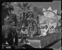 Bullock's float in the Desert Circus Parade, Palm Springs, 1941