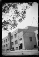 Santa Monica High School building facade, Santa Monica, 1937-1939
