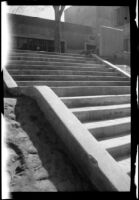 Steps to Santa Monica High School, Santa Monica, 1937-1939