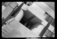 Entrance to Santa Monica High School, Santa Monica, 1937