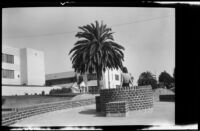 Santa Monica High School during construction, Santa Monica, 1937