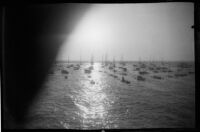 Sailboats in Newport Bay, Newport Beach, 1937