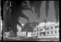 Facade of Santa Monica High School, Santa Monica, circa 1939