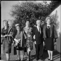 Guests of the Kurtz wedding, Santa Monica, 1964