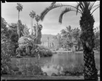 Baldwin Lake, Rancho Santa Anita, Arcadia, 1938