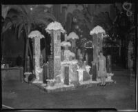 Kern County Chamber of Commerce display, California Fruit Exposition, Alhambra, 1926