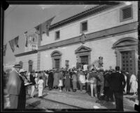 Beverly Hills Post Office dedication, Beverly Hills, 1934