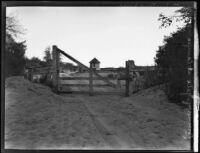 Boundary gate, Campo, [1927?]