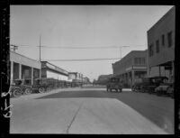Street scene, Imperial Avenue and 2nd Street, El Centro, [1927?]