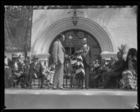 James A. Wilson at the dedication ceremony of the Santa Barbara County Courthouse, Santa Barbara, 1929