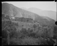 Gold mining area, San Gabriel Canyon, 1932