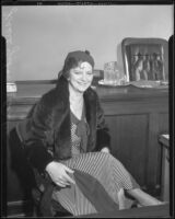 Divorcing wife Jessie Gibson Barber, 1933
