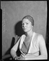 Prohibition violation suspect Grace Black, 1932