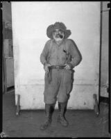Gold prospector Lucky Blackiet, Los Angeles, 1934