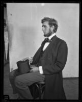 Judge Charles Edward Bull, noted Abraham Lincoln look-alike, Los Angeles, [between 1923 and 1933]