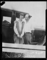 Newlyweds Irene and Arthur C. Burch, Pasadena, 1926