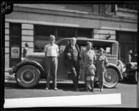 Dr. Briegleb and his family, Los Angeles, 1930s