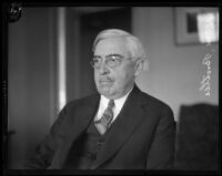 William M. Butler, chairman of Republican National Committee, Los Angeles, 1927