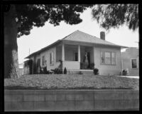 House of W. H. Bowers, intended victim in poison plot case, Los Angeles, 1926