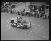 Grauman's float in the Loyalty Day Parade inaugurating Boys' Week, Los Angeles, 1926