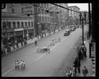 Start of the Loyalty Day Parade inaugurating Boys' Week, Los Angeles, 1926