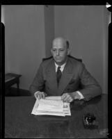 Samuel L. Carpenter, State Insurance Commissioner, California, 1935