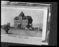 Chaffey College of Agriculture, Rancho Cucamonga, circa 1880s (copy print 1920-1935)