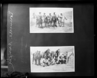 Group of cowboys on Converse Ranch, Santa Paula, 1922