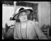Ella E. Clark, civic leader, Los Angeles, 1929