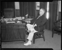 Los Angeles Mayor Frank L. Shaw, Los Angeles, ca. 1933